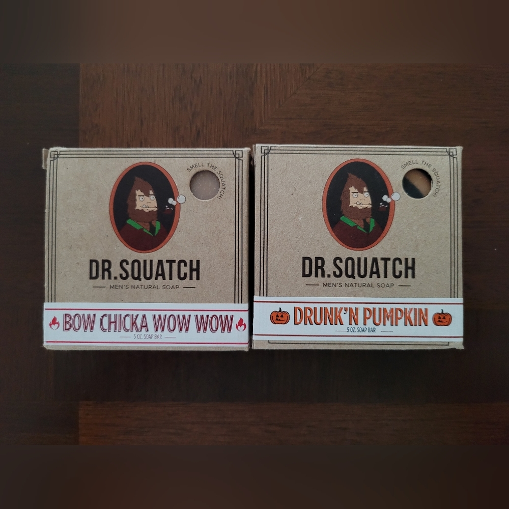 Dr. Squatch Ultra Rare Original Batch Bow Chicka Wow Wow and Drunk N' Pumpkin